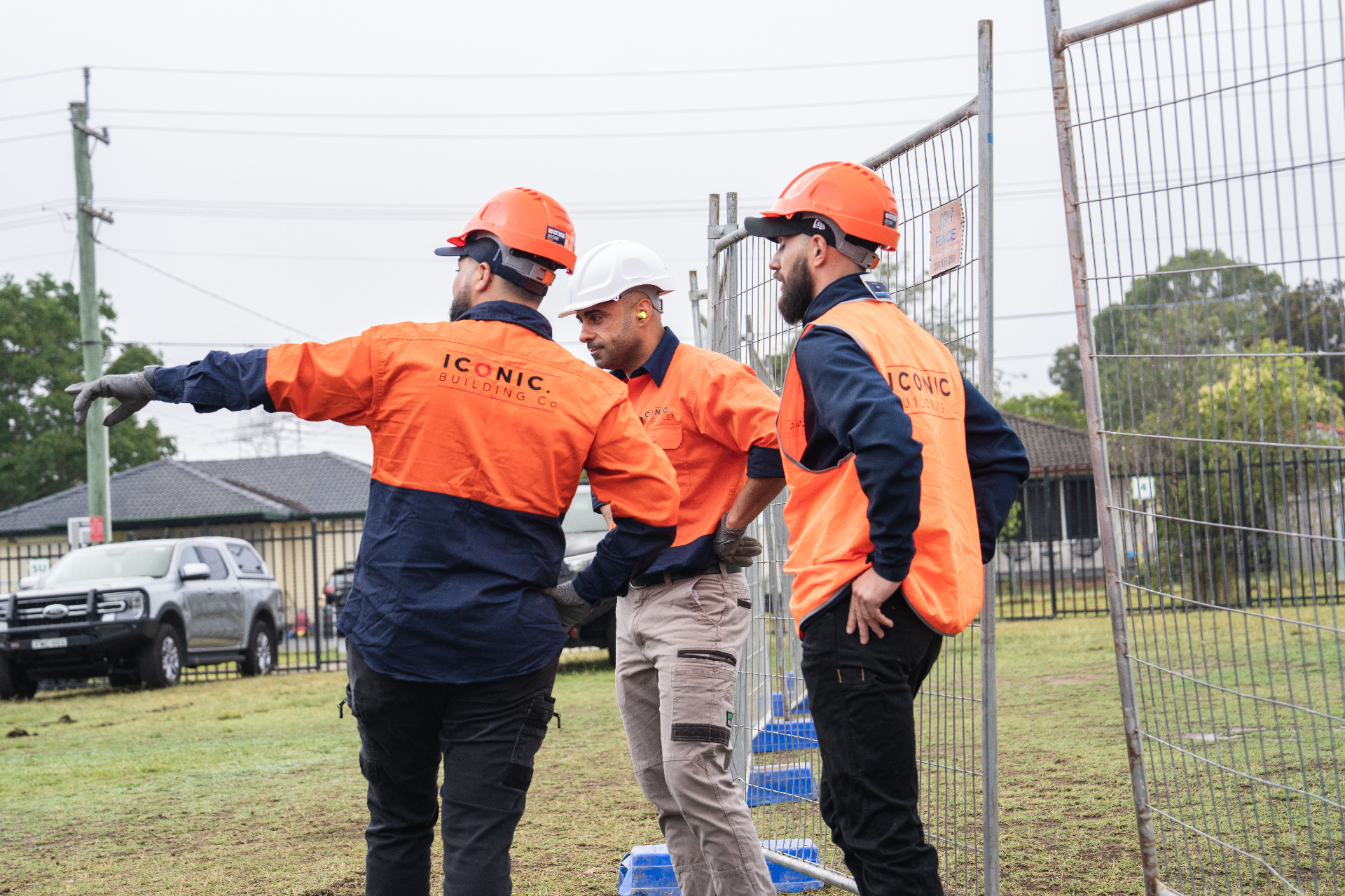 Iconic crew on site