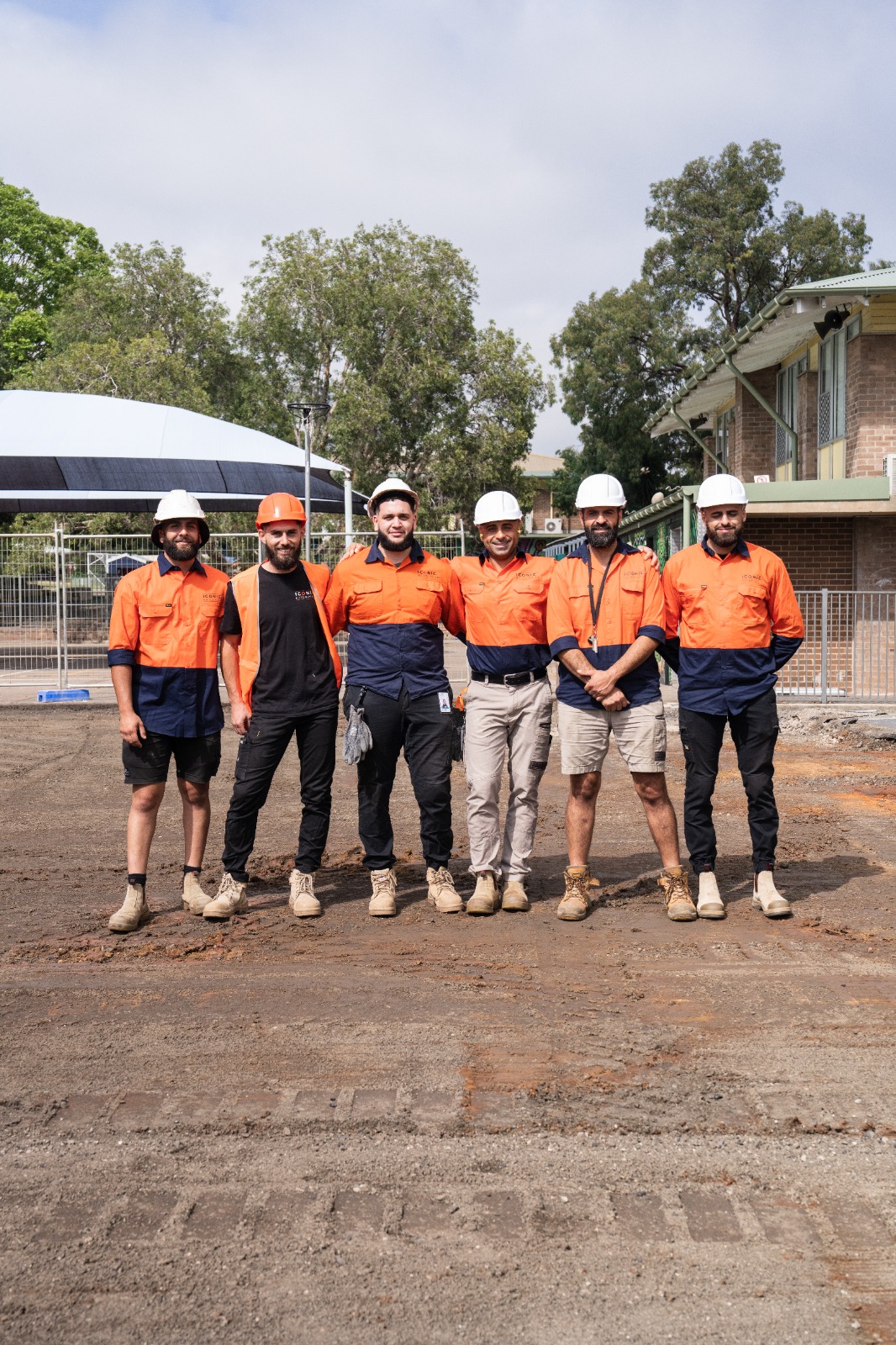 Iconic Building Co crew on site