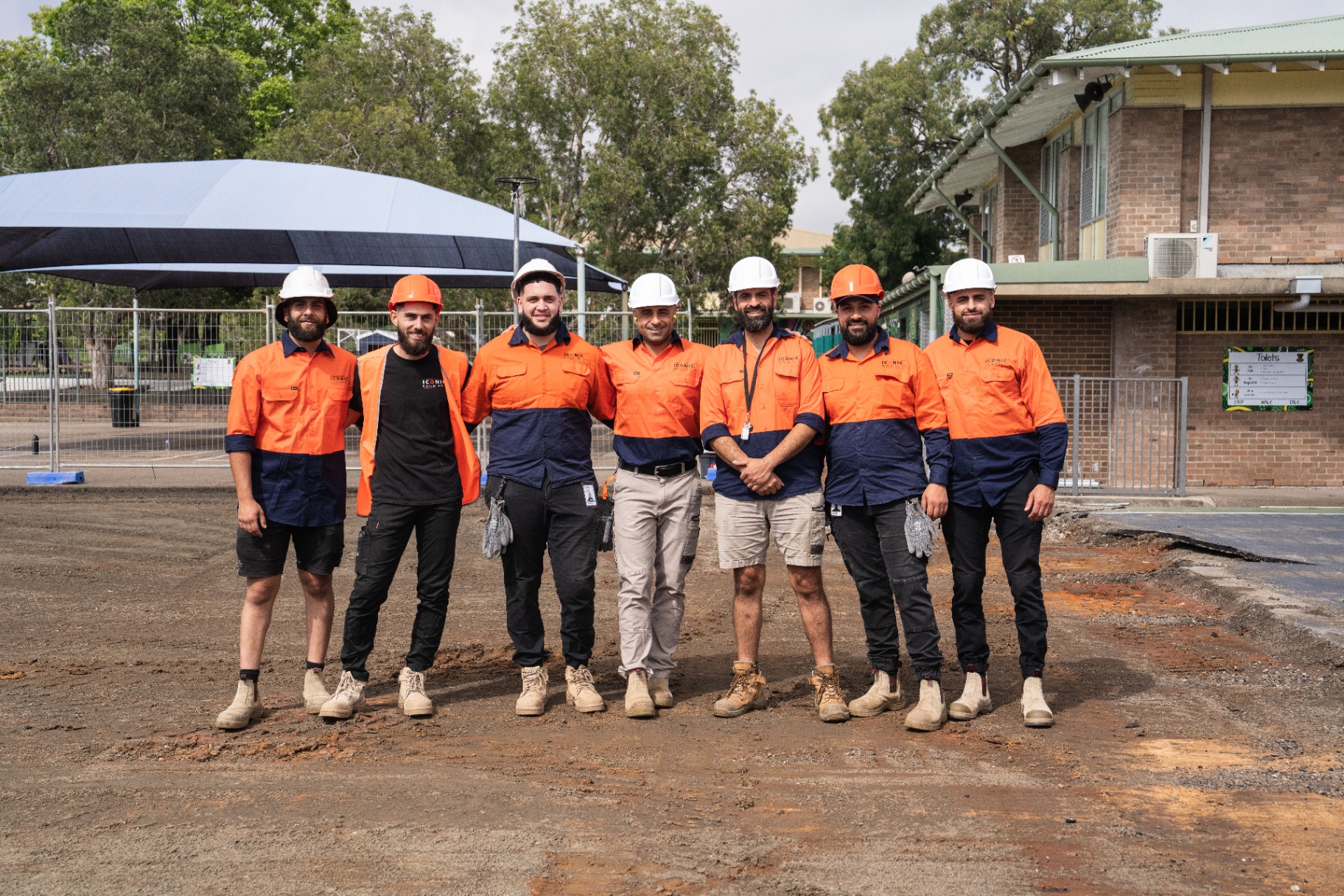 The Iconic crew on site